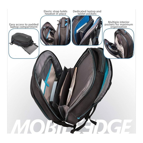 Alienware Vindicator 2.0‎ gaming backpack blue black - Picture 11 of 12